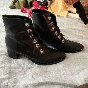 Freda Salvador Ace Lace Up Boots - 8.5